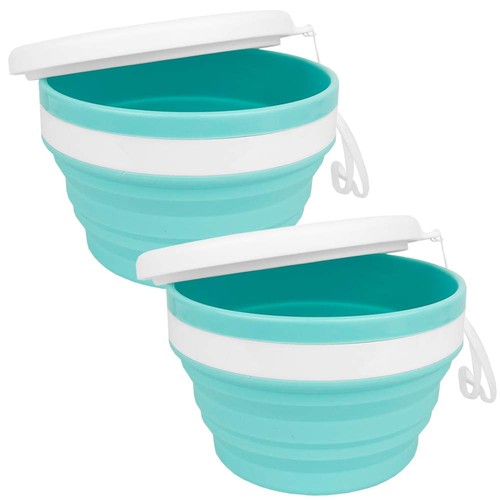 Collapsible bowls with lids - bowls,