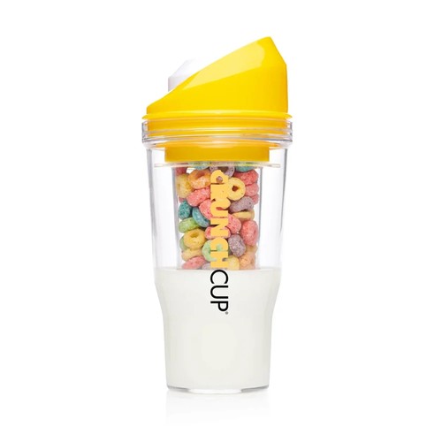 Portable cereal cup - cup, no