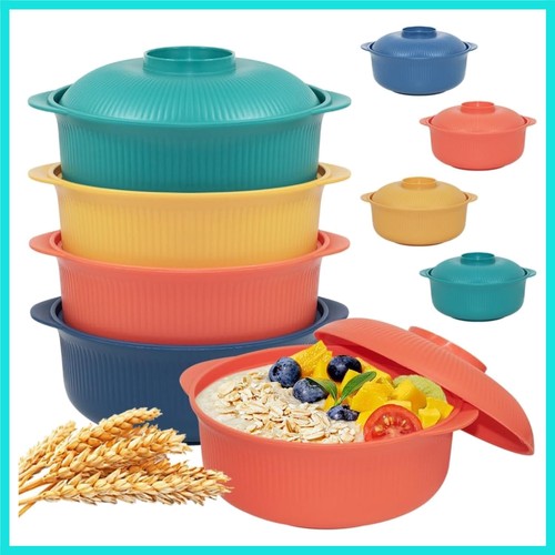 4pcs unbreakable cereal bowls - unbreakable,