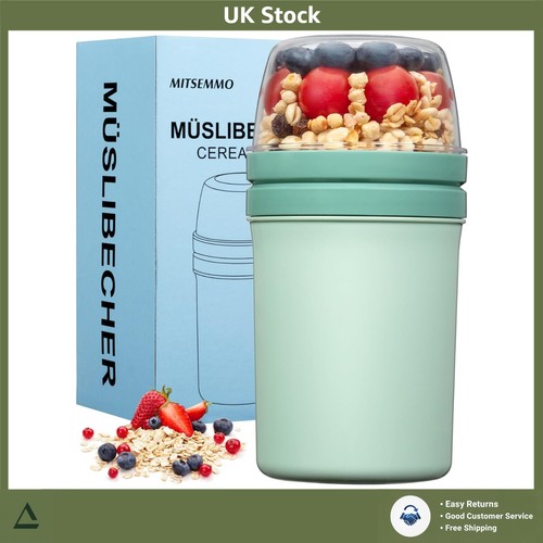 Portable breakfast cereal cup - portable,