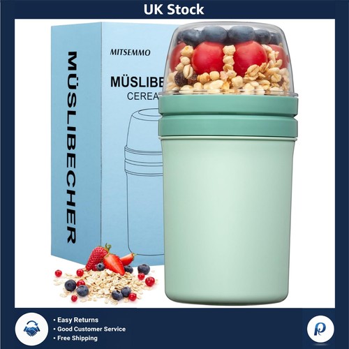 Portable cereal cup - cereal, go